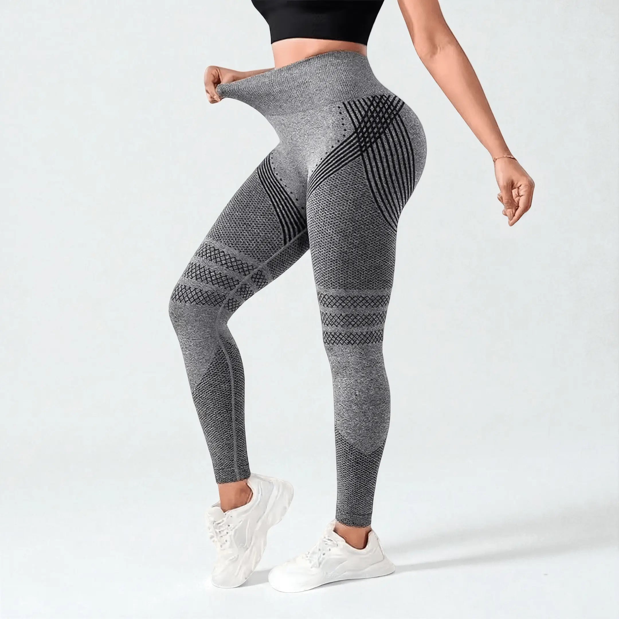 Leggings 3D VivaCuerpo™ - Charcoal Gray
