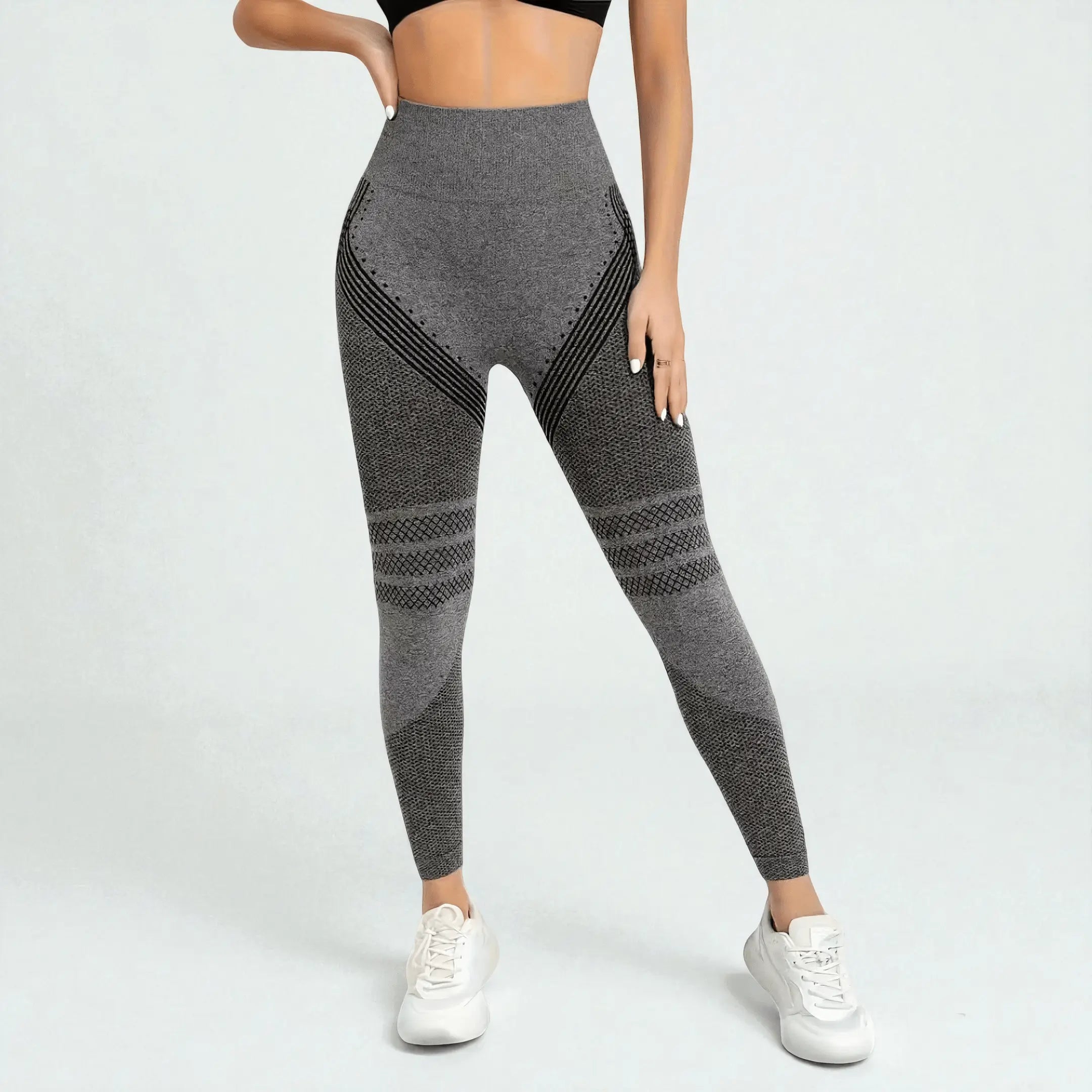 Leggings 3D VivaCuerpo™ - Charcoal Gray