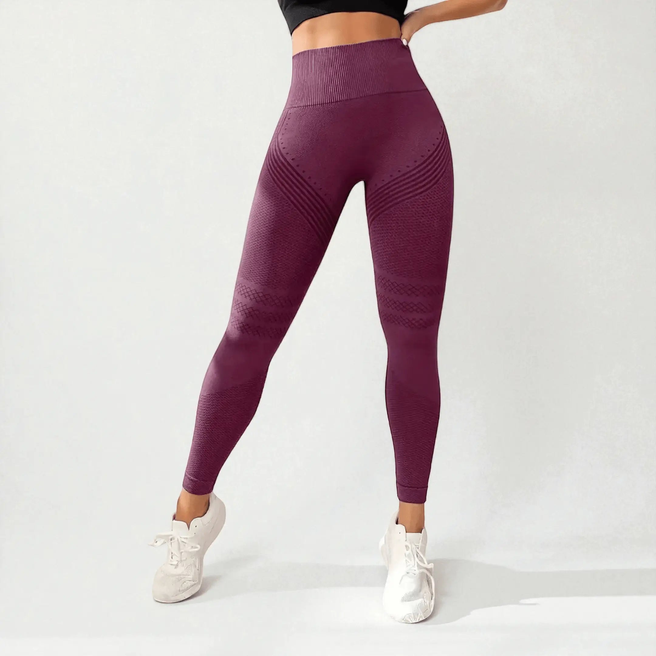 Leggings 3D VivaCuerpo™ - Dark Red