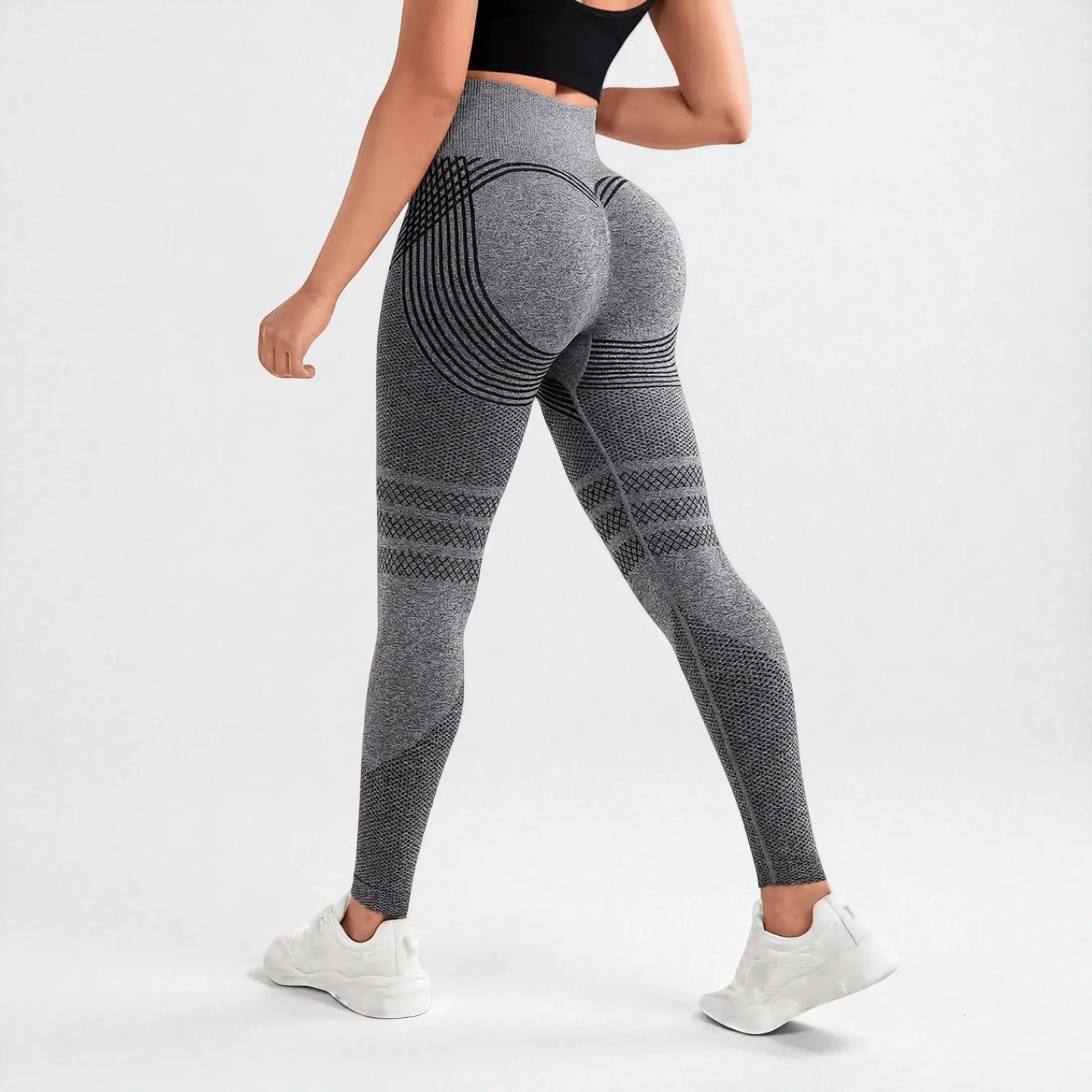 Leggings 3D VivaCuerpo™ - Charcoal Gray